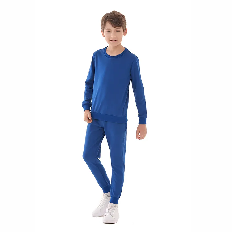 Wholesale Outdoor Little Children Sport Kid Jogging Cotton Print Track Suit Custom Pants Set Brand Boy Tracksuit