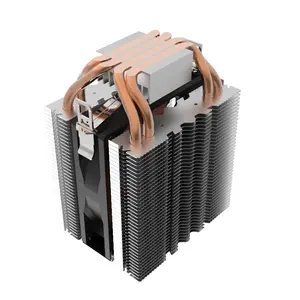 Ventilador de refrigeración para CPU, radiador de tubo de calor para procesador AMD FM AM3 AM4 Intel lga 775 1150 1151 1155 1156 1200 1366 1700 2011