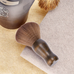 Ensemble de brosses à poussière pour le cou de qualité supérieure, toutes textures, manche en bois, poils en nylon, brosse de nettoyage pour les cheveux, pour les soins capillaires, les salons de coiffure et les salons de beauté - Product Image 2
