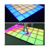 Dalles de sol interactives à LED pour écran d'affichage de panneaux RGB en plein air 2022