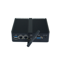 Caja integrada Pc Industrial Pc RS232 RS485 Six Core Mini Pc Gaming Dual Network Mini computadora barata