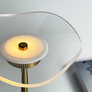 Đèn Bàn Acrylic Hình Lá Sen Thiết Kế Mới Đèn Ngủ LED Điều Chỉnh Độ Sáng Điều Khiển Cảm Ứng Đèn Bàn Trang Trí Nhà Cửa - Product Image 2