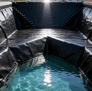 Géomembrane HDPE de 1 mm d'épaisseur pour bassin à poissons et déchets – Prix compétitif - Product Image 4