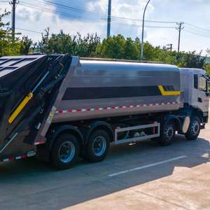 Camión Compactador de <span class=keywords><strong>Basura</strong></span> Diésel 8*4 con Transmisión Manual, Carga Trasera, Vehículo Recolector de <span class=keywords><strong>Basura</strong></span> - Product Image 4