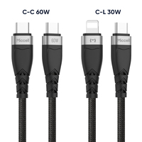 Para PD 30W Cable USB de carga rápida tipo C para iPhone 13 Pro Max con carga y transferencia de datos y compatibilidad con impresora