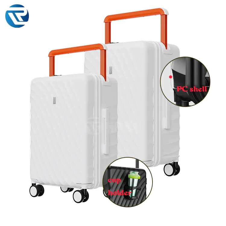 Nouveau chariot design rigide à tige de traction large pour PC valises de voyage ensembles de bagages