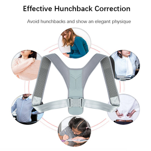 Corrector de postura ajustable de neopreno para hombres y mujeres, cinturón de soporte para sentarse - Product Image 3
