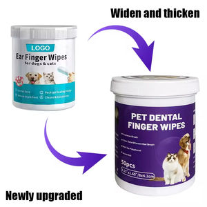 Limpiador de Oídos para Perros y Gatos con Diseño de Logotipo Personalizado, Toallitas Limpiadoras de Oídos para Mascotas, Sin Perfume - Product Image 3