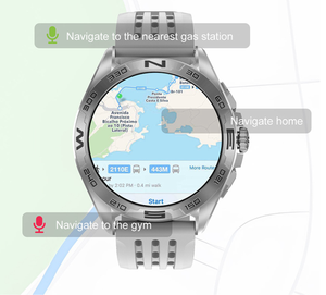 H-MEMEN Android thông minh đồng hồ cho Bluetooth gọi điện thoại WhatsApp tin nhắn trả lời huyết áp Heart Rate Giám sát 4GB Bộ nhớ - Product Image 5