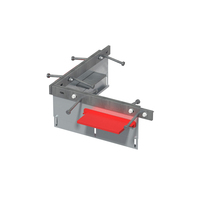 Joints blindés durables pour protéger les bords des sols en béton de haute précision sur les chantiers de construction, en acier galvanisé