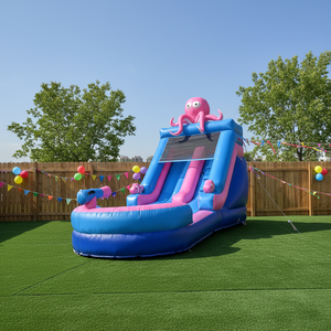 Commercial Outdoor Games PVC Octopus Sea Pool <b>Water</b> <b>Slides</b> for Party Rental <b>Water</b> <b>Slide</b> <b>Inflatable</b> <b>Water</b> <b>Slide</b> - Product Image 1