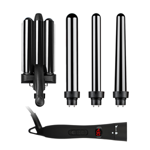 Set di bacchetta arricciacapelli professionale rivestimento in ceramica intercambiabile arricciacapelli ferri rotanti all'ingrosso capelli arricciacapelli - Product Image 2