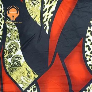 MEIDEBAO Venda direta da fábrica tecido abaya com estampa digital de alta qualidade tecido jacquard estampado para mulheres