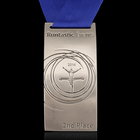 Médaille personnalisée avec logo privé, médaille d'événement en argent, impression personnalisée, médaille commémorative pour événement spécial, médailles souples