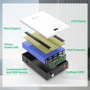 순팔 Lifepo4 배터리 51.2V 300Ah 5kWh 10kWh 15kWh 50 kWh 100kWh 리튬 이온 인산염 배터리 - Product Image 3