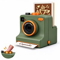 Imprimante à café manuelle 3D pour latte art avec 4 pochoirs à café, imprimante à café à une touche, machine à mousse de chocolat
