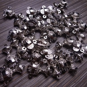 Three Stone Pendants Tibetan Silver Cross Design Jewelry Charms Necklace Accessories Origin Jinhua Production ACC200005 - Product Image 1