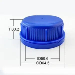 60 मिलीमीटर छेड़छाड़ रोधी स्क्रू कैप पीई प्लास्टिक पैकिंग ढक्कन छेड़छाड़ स्पष्ट स्क्रू कैप