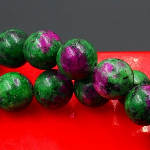 Cuentas de piedra sueltas al por mayor rojo verde <span class=keywords><strong>morganita</strong></span> para hacer joyas DIY MS219 - Product Image 2