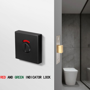 Roestbestendige Zinklegering Vergrendeling Anti-Diefstal Openbare Badkamer Toiletdeur Groen Rood Indicatielampje Waterdicht Duurzaam Sleutel - Product Image 6
