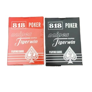 <span class=keywords><strong>Cartes</strong></span> à jouer personnalisées de <span class=keywords><strong>poker</strong></span> 818 Naipes Tiger Win vente en gros - Product Image 1