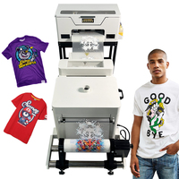 Mesin Printer DTF Kecepatan Tinggi 200W dengan Printhead XP600 30Cm dari Supplier Cina, Mesin Penggoyang Bubuk Transfer Film PET A3