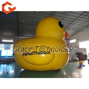 Modèles de canards jaunes gonflables géants, décoration de ballons, canard en caoutchouc gonflable pour la flottaison dans l'eau - Product Image 4