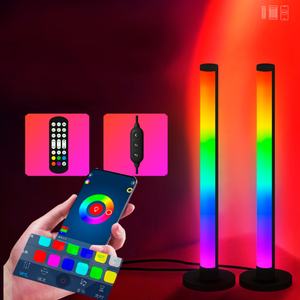 Lámpara de Mesa RGB con Control Táctil y Luz Ambiental Regulable - Product Image 2