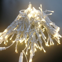 Benutzer definierte 5m Länge CE PSE-Zulassung IP44/IP67 Wasserdichte LED-Vorhang leuchte PVC-Kabel Weihnachts-Eiszapfen-Lichterkette