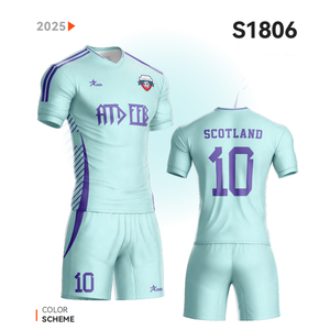 Высококачественная быстросохнущая Полиэстеровая Футбольная Одежда для лета, футбольные костюмы премиум-класса с обслуживанием - Product Image 5