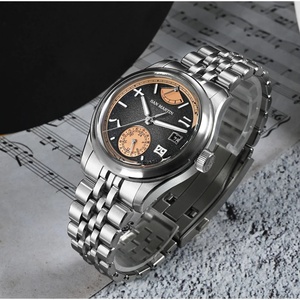 San Martin SN0144DG 39mm Chinese Style Original Design Miyota 9132 Men's Luxury Dress <b>Watch</b> Automatic Mechanical Waterproof 100m - Product Image 2