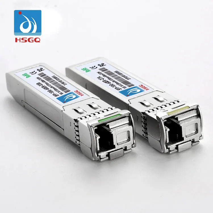 Hsgq Kualitas Tinggi SFP + 10G SM Bidi 1270/1330nm LC 60Km DDM Kompatibel dengan Juniper