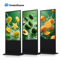 Señalización Digital de 3000 Nits, Pantalla LCD Autoestirable de 55 y 75 Pulgadas, Pantalla Digital para Anuncios, Visualización de Vídeos, Publicidad