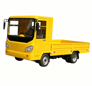 Electric Industrial Flatbed Cart with Half Canopy Semi-enclosed Electric Flatbed Cart - Product Image 2