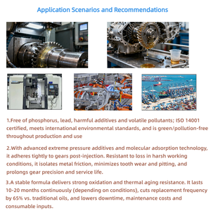 Olio da Taglio Industriale M-500 di Alta Qualità Wisun, Fornitura Diretta del Produttore, Olio Lubrificante per Estrema Pressione per Grandi Riduttori - Product Image 6