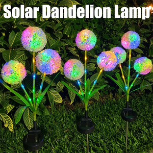 <span class=keywords><strong>Linterna</strong></span> Solar LED para jardín, diente <span class=keywords><strong>de</strong></span> león, <span class=keywords><strong>luz</strong></span> <span class=keywords><strong>verde</strong></span>, Bola <span class=keywords><strong>de</strong></span> cebolla, simulación <span class=keywords><strong>de</strong></span> flor, paisaje, flor, césped, <span class=keywords><strong>luz</strong></span> nocturna - Product Image 2