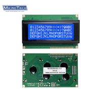 Module matriciel Microtech COB 2004 20x4 points S6A0069 STN Monochrome LCD Zone active 76,0x25,2mm Rétroéclairage bleu -20°C~70°C 6