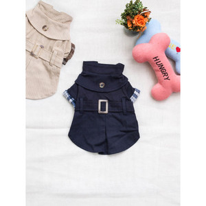 Elegante Trench di lusso per animali domestici natale e capodanno cinese cappotti per cani modello solido in pile poliestere campione gratuito - Product Image 1