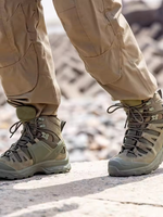 Bottes de randonnée tactiques durables pour hommes avec des caractéristiques antidérapantes et imperméables pour une utilisation hors route Bottes tactiques