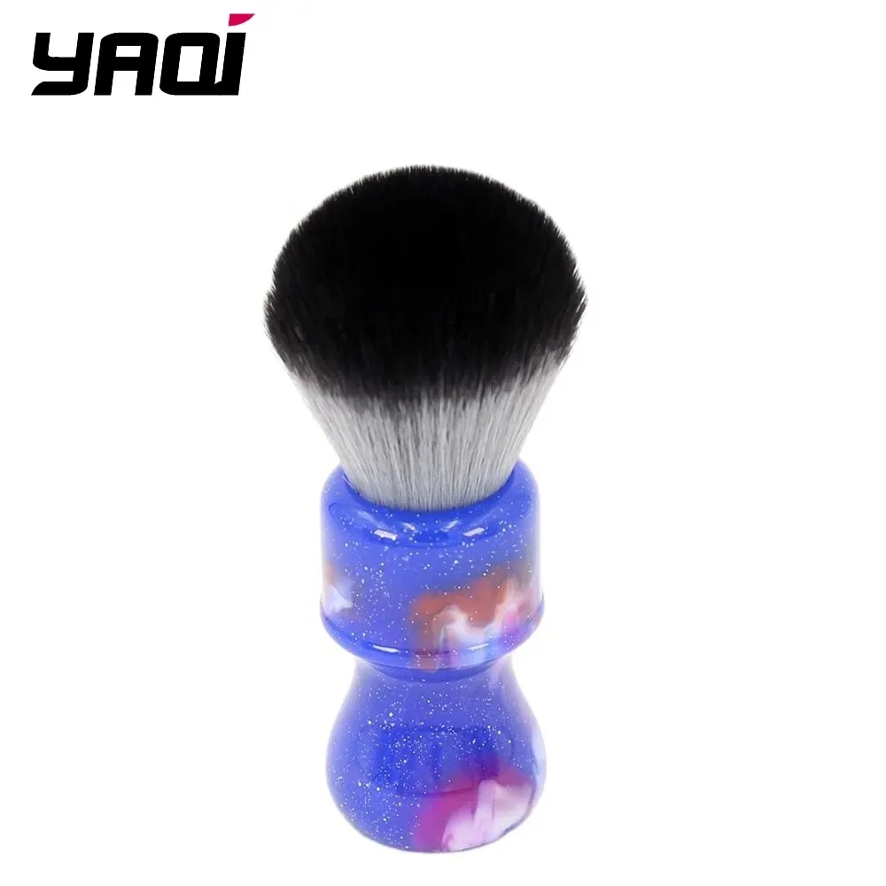 YAQI 24MM Mysterious Resin Handle Synthetic Hair Bristles Knot Men Wet Shaving Brushes