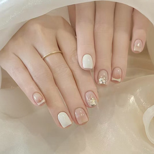 Phong Cách Mới Thời Trang Báo Chí Trên Sang Trọng Quan Tài Móng Tay Tùy Chỉnh Nữ Diễn Viên Ballet Nail Mẹo Nhân Tạo Móng Tay Giả - Product Image 6