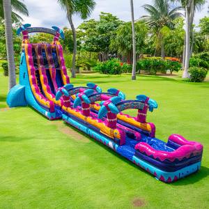 Slide De água Inflável Parque 22ft <span class=keywords><strong>Big</strong></span> Inflável Water Slide Gigante Comercial Water <span class=keywords><strong>Slides</strong></span> - Product Image 2