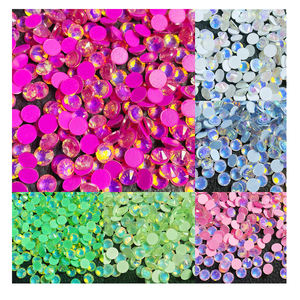 Yantuo แก้วพลอยเทียมประกายแสงสีโอปอลแบบใสไม่ใช้ความร้อนสำหรับตกแต่งเล็บ - Product Image 2