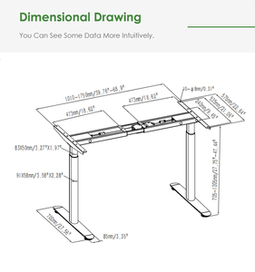 Bureau d'ordinateur électrique ergonomique réglable en hauteur de haute qualité, table de bureau motorisée réglable - Product Image 4