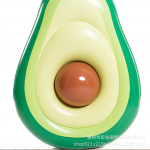 Flotador inflable de aguacate de 160x130cm, novedoso flotador para adultos unisex de PVC para piscina - Product Image 3