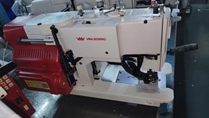 Máquina de coser ojales de cama plana con motor doble VMA V-782 y cuchilla recta - Precio - Product Image 3