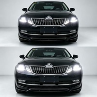 Nouvel ensemble de phares LED complets pour Skoda Octavia 2018-2021 12V 6000K, remplacement universel de phare de voiture