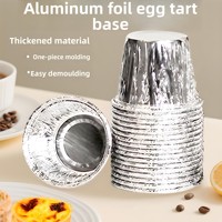 Gobelets jetables en aluminium et PP pour cuisson, moules à tartelettes, moules à cupcakes, coupelles à assaisonnement pour barbecue