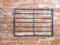 Grilles de fenêtre en acier galvanisé de sécurité de luxe populaires, design fixe