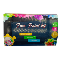 Palette de Maquillage en Silicone de Haute Qualité, Kit de Peinture Coloré pour Adultes, Ombres à Paupières Uniques, Peinture Aquarelle Portable pour l'Art Corporel
